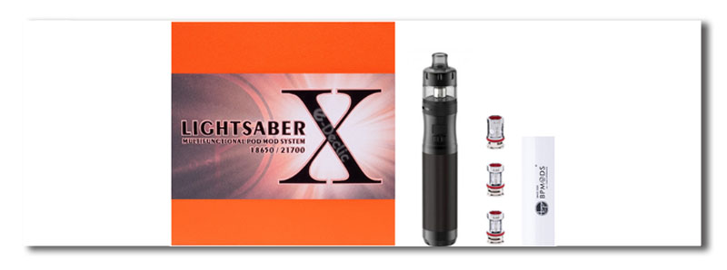 cigarette-electronique-kit-lightsaber-x-boite-complete-bp-mods-E-Declic